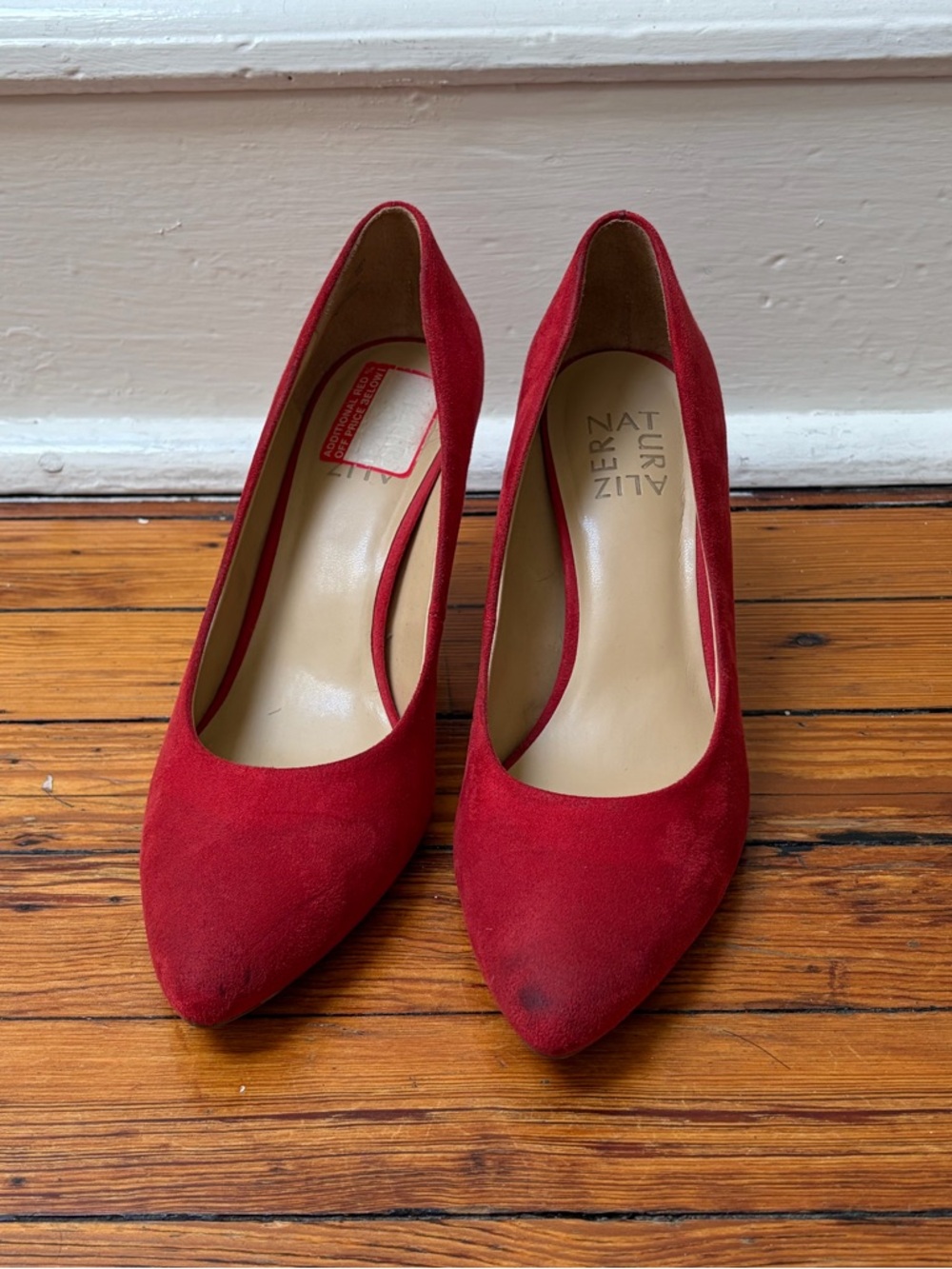 LAST CALL! Until 5/29 Naturalizer red suede pumps size 8
